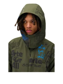 Arte Antwerp Art Saves Coat Dark Green