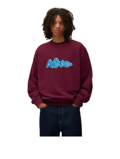 Arte Antwerp Arte Blocks Crewneck Bordeaux
