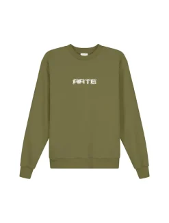 Arte Antwerp Arte Pixel Crewneck Green