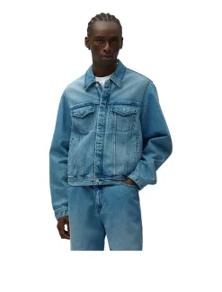 Arte Antwerp Circle Logo Jeans Jacket Denim Bleach