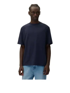 Arte Antwerp Cut Out Print T-Shirt Navy