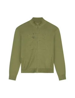 Arte Antwerp Diels Collar Cardigan Green