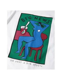 By Parra Big News T-Shirt White