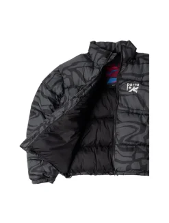 By Parra Broken ftp Puffer Jacket Black