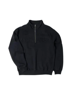 By Parra Media Training Quarter Zip Pullover Black