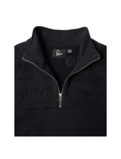 By Parra Media Training Quarter Zip Pullover Black