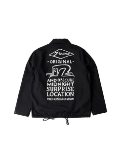 By Parra Midnight Surprise Coach Jacket Black