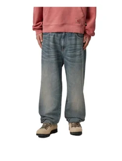 Carhartt WIP Aaron Pant Blue Worn Used Wash