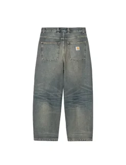 Carhartt WIP Brandon Pant Blue Worn Used Wash