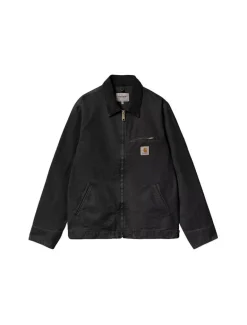 Carhartt WIP Detroit Jacket Black Black Stone Canvas