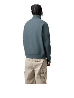 Carhartt WIP Half Zip American Script Sweat Office Blue