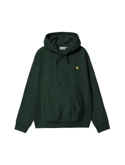 Carhartt WIP Hooded American Script Sweat Conifer