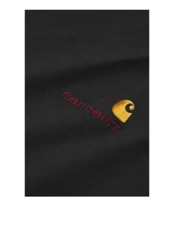Carhartt WIP L/S American Script T-Shirt Black