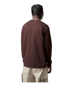 Carhartt WIP L/S American Script T-Shirt Palisander