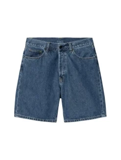 Carhartt WIP Nolan Short Blue Heavy Stone Wash