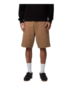 Carhartt WIP Single Knee Short Hamilton Brown Rinsed