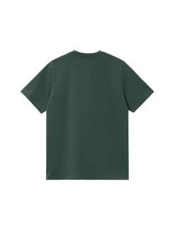 Carhartt WIP S/S American Script T-Shirt Kale Green