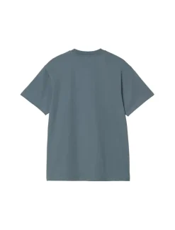 Carhartt WIP S/S American Script T-Shirt Office Blue
