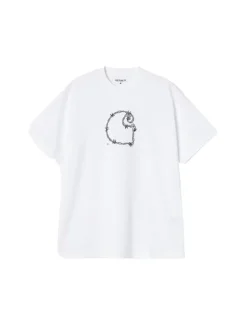 Carhartt WIP S/S Barbwire C T-Shirt White