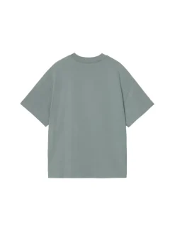 Carhartt WIP S/S Link Script T-Shirt Velvet Green White