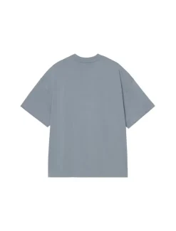 Carhartt WIP S/S Link Script T-Shirt Velvet Blue White