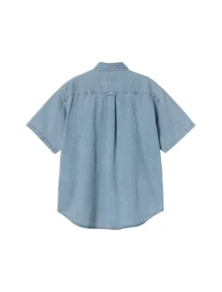 Carhartt WIP S/S Lucas Shirt Blue Bleached