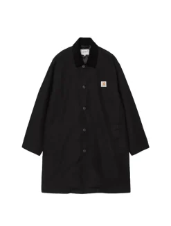 Carhartt WIP Webster Coat Black Black Rinsed