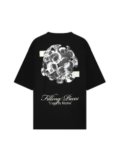Filling Pieces Boxy Bouquet Tee Black