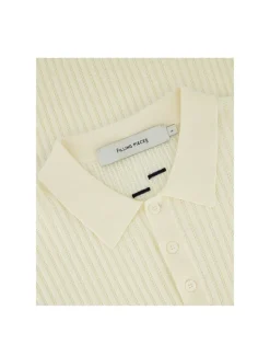 Filling Pieces Fine Knit Polo Antique White
