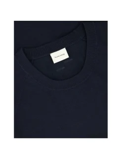 Filling Pieces Knit Raglan T-Shirt Navy