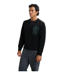 Filling Pieces Knit Sweater Knot Black