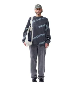 New Amsterdam Surf Association Jacquard Knit Shark Green Teal