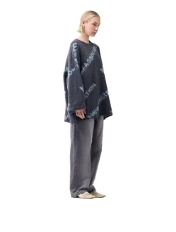 New Amsterdam Surf Association Jacquard Knit Shark Green Teal