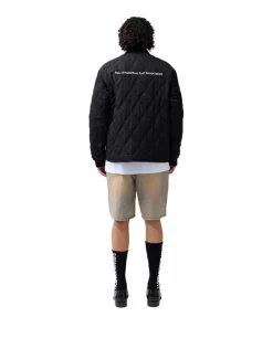 New Amsterdam Surf Association Quilted Padded Jacket Black