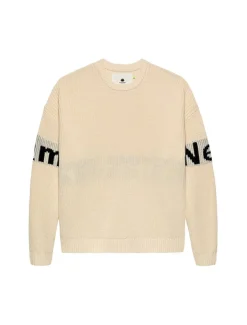 New Amsterdam Surf Association Name Crew Knit Ecru Black