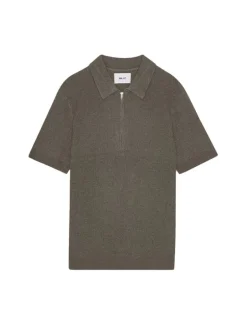 NN. 07 Hansie SS Half Zip Polo Capers