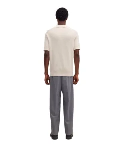 NN. 07 Hansie SS Half Zip Polo Ivory