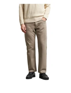 NN. 07 Sonny Straight Leg Regular Fit Jeans Khaki Stone