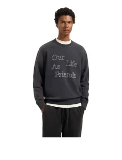 OLAF Crafted Friends Crewneck Charcoal
