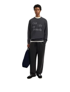 OLAF Crafted Friends Crewneck Charcoal