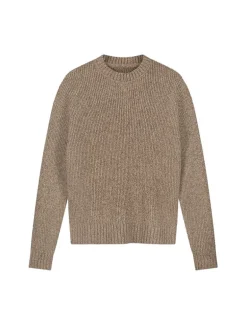 OLAF Essential Melange Knitted Crewneck Foxtrot