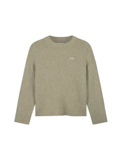 OLAF Hairy Knitted Crewneck Hemp