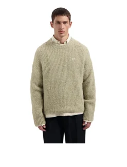 OLAF Hairy Knitted Crewneck Hemp