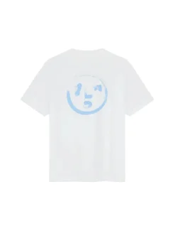 OLAF Olaf Brushstroke Face Tee Optical White