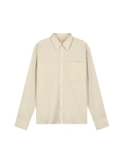 OLAF Textured Boxy Shirt Off White