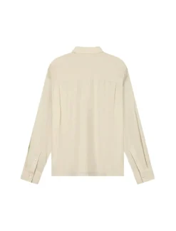 OLAF Textured Boxy Shirt Off White