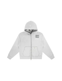 PAL Sporting Goods The Cyr Full Zip Hoodie Light Grey Marl