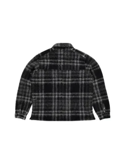 POP Trading Company Checked Wool Shirt Jacket