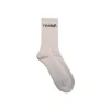 Reissue Logo Sports Socks White Black