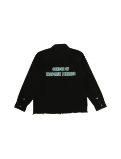 Sabbatical Garden Of Heavenly Delights Denim Shirt Black